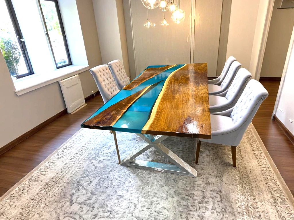 Epoxy Dining Tables with Free Shipping Worldwide